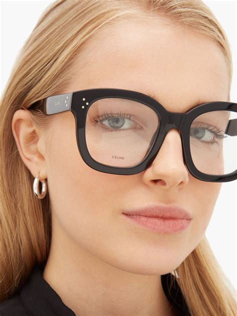 celine eyewear d-frame for women|celine square eyeglasses.